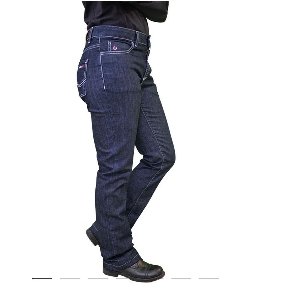 LAPCO FR Comfort Stretch Work Jeans | 11oz. Cotton Stretch Blend Women’s size 8